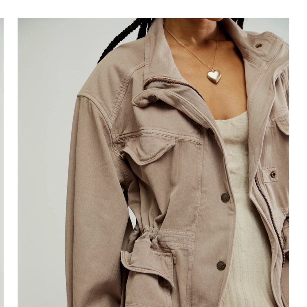 Free People Arya Utility Jacket in Cashmere. New with tag. True to size. - Picture 6 of 15